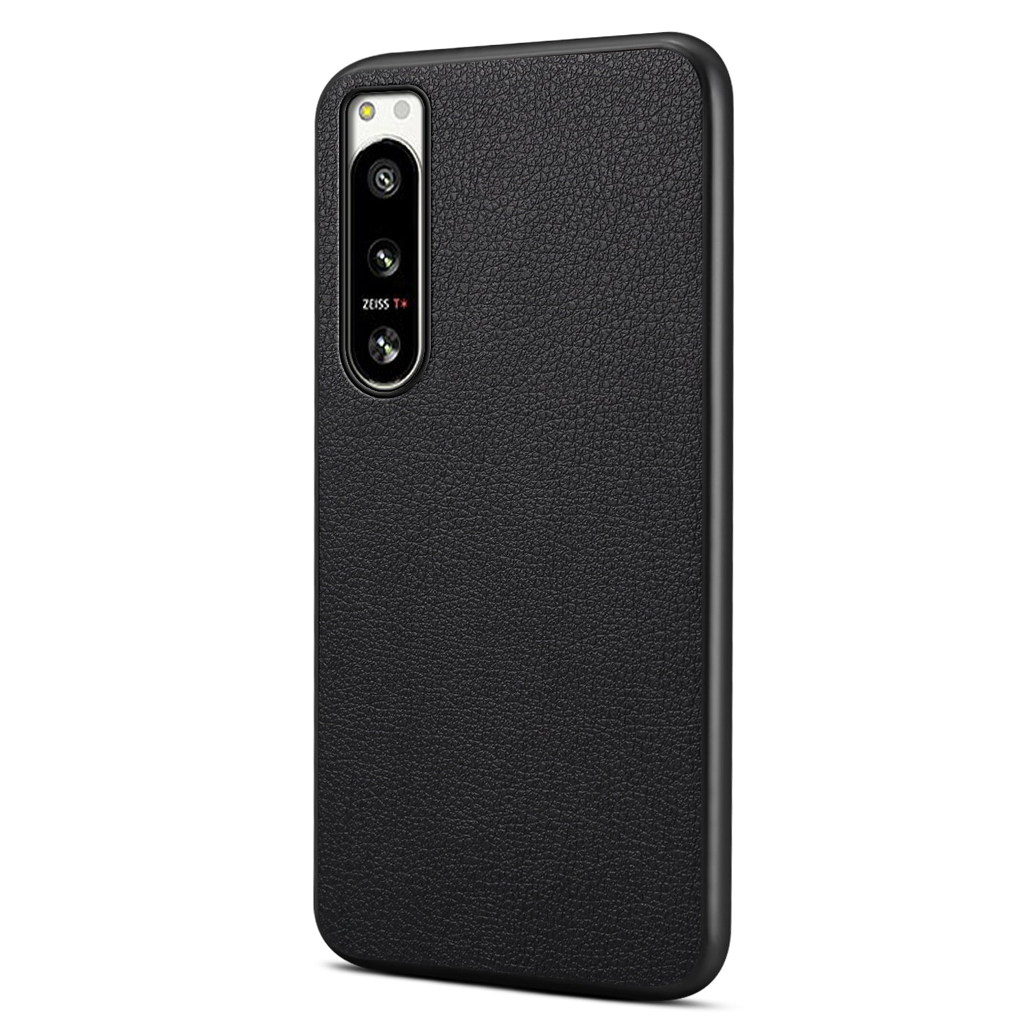 For Sony Xperia 5 IV 5G Phone Case Leather Coated PC+TPU Calf Texture Phone Cover For Sony Xperia 5 IV 5G Phone Case Leather Coated PC+TPU Calf Texture Phone Cover